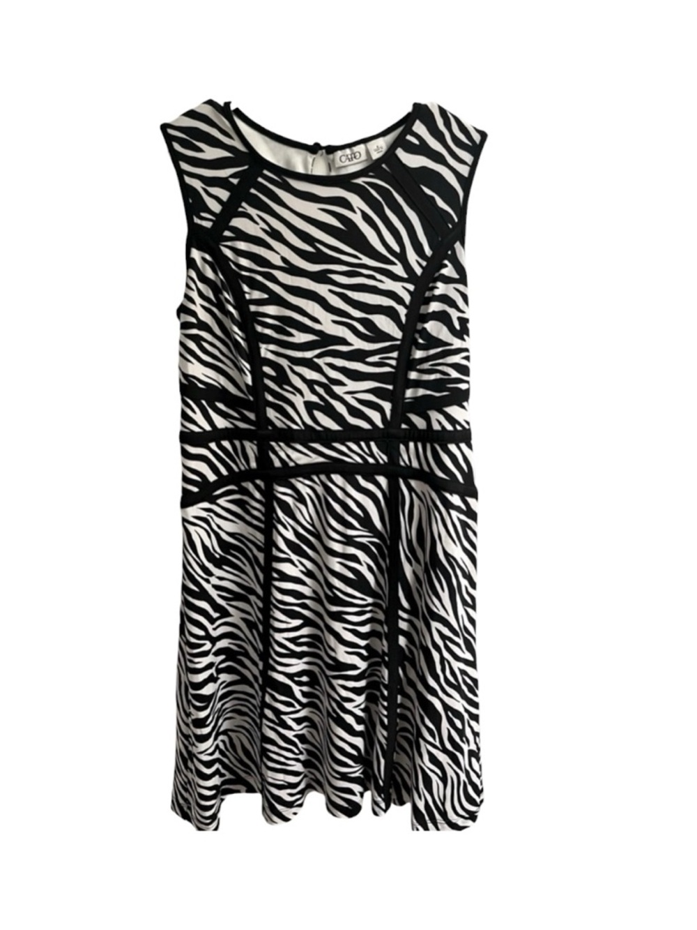 Cato Zebra Print Casual Mini Dress